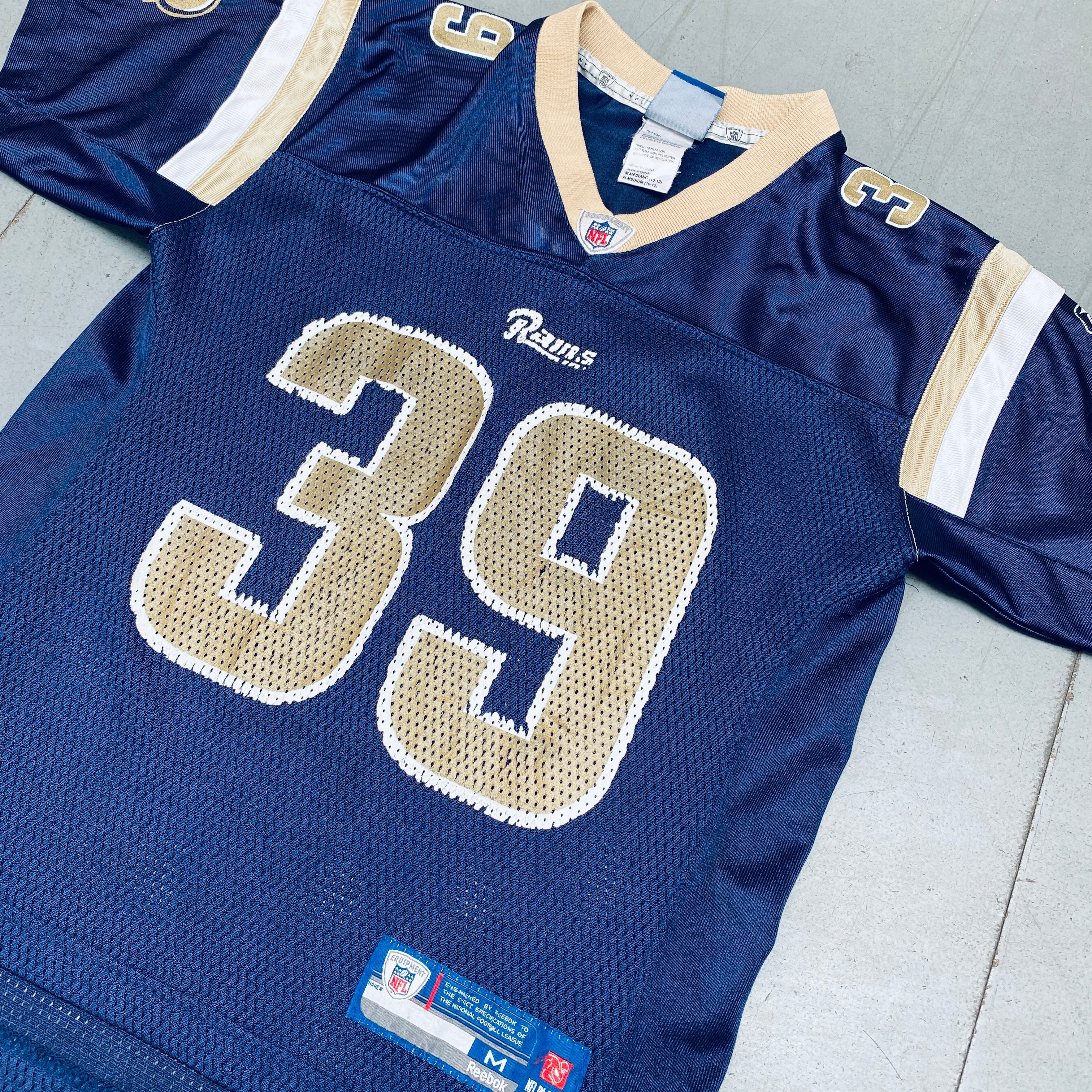 St. Louis Rams Steven Jackson 2009/10 NFL Jersey (Size S) - Authentic Football Apparel for Fans & Collectors - Perfect for Game Day, Tailgating & Sports Memorabilia Display