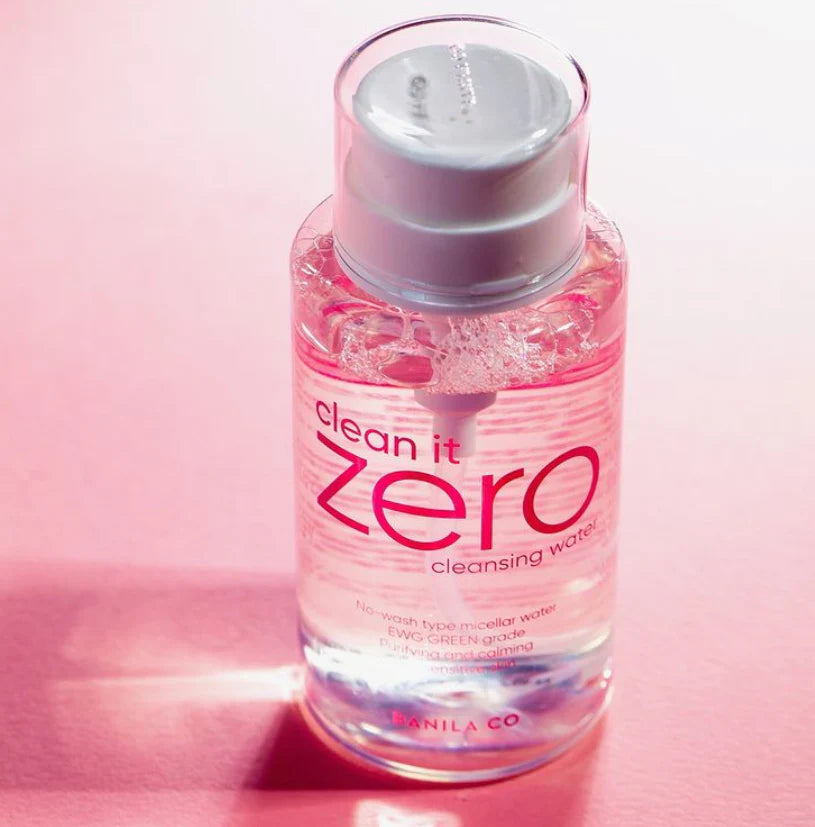 BANILA CO Clean It Zero Cleansing Water 310ml - Gentle Makeup Remover & Facial Cleanser for Sensitive Skin | Perfect for Daily Skincare Routine & Travel