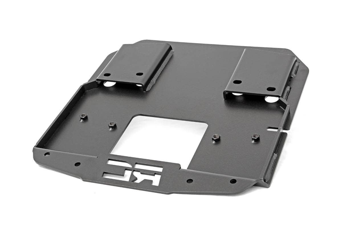 Rough Country Spare Tire Relocation Bracket for 2018-2024 Jeep Wrangler JL (Model 10529) - Heavy Duty Off-Road Accessory for Enhanced Rear Visibility & Tire Protection