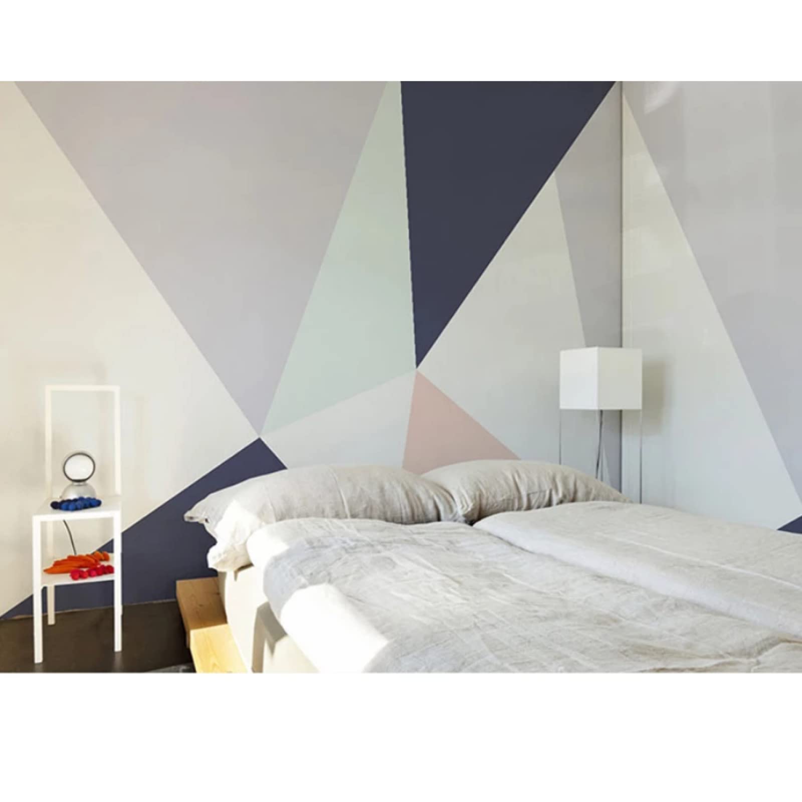Abstract Geometric Pattern 3D Mural Wallpaper - Modern Peel and Stick Wall Decals for Living Room, Bedroom Decor | Custom Wall Art for Home & Office Interior Design