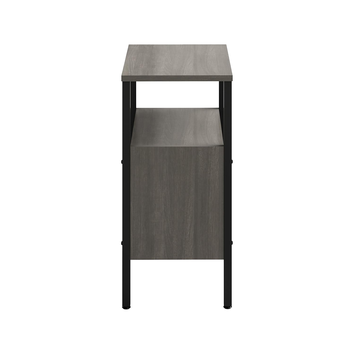 Safco Simple Storage Multi-Functional Wood Gray Storage Unit - Organizer Shelf for Home Office, Living Room & Bedroom - Perfect for Books, Decor & Supplies
