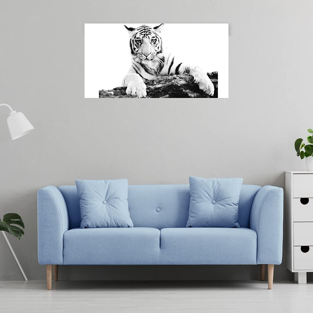 Staffan Widstrand Fine Art Canvas - Paws Ahead Wall Decor for Living Room, Bedroom, Office | 50x26 Inch Ready-to-Hang Canvas Painting | Perfect for Home, Kitchen, Bathroom & Dining Room Decor