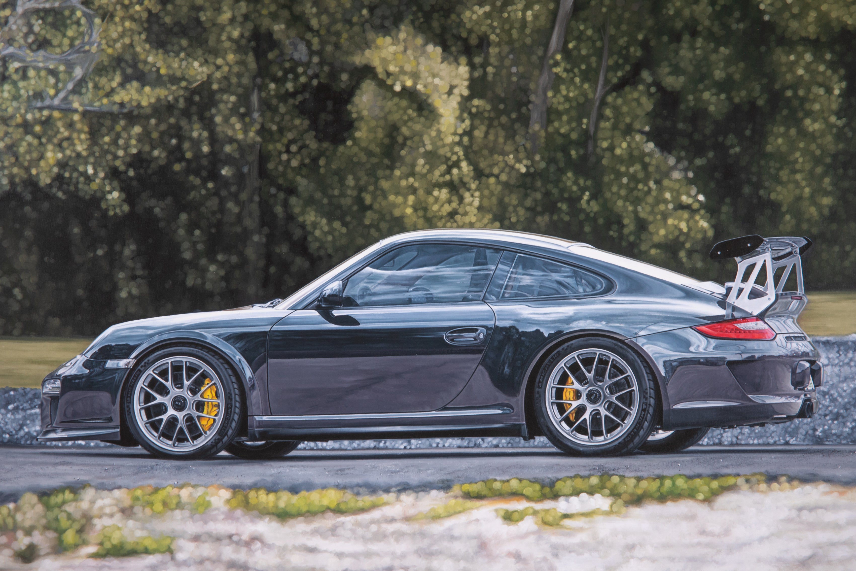 Porsche GT3 RS Racing Car Art Print - High Quality Wall Decor for Home, Office & Garage - Perfect for Car Enthusiasts & Motorsport Fans