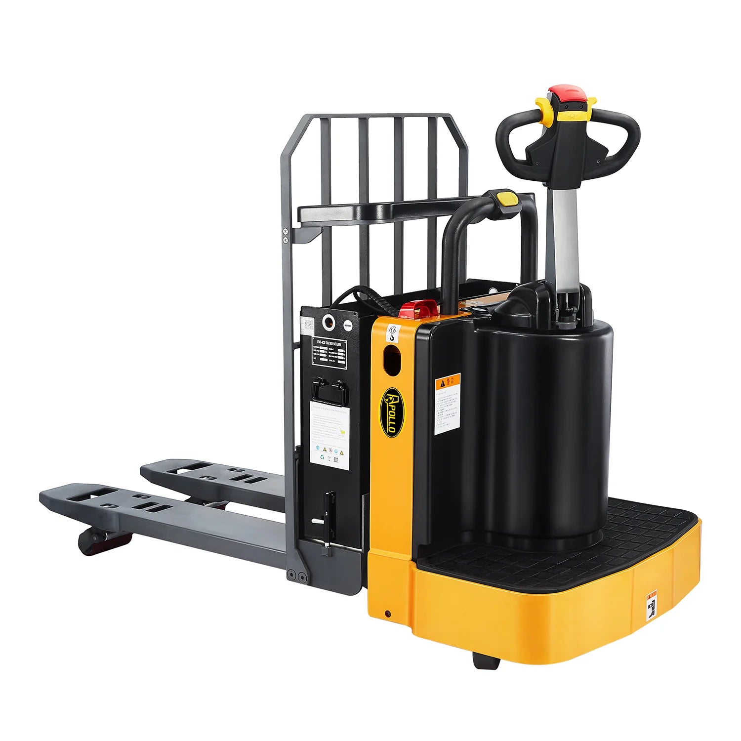 Apollolift A 1026 Full Electric Pallet Jack - 6600 lbs Capacity, 48