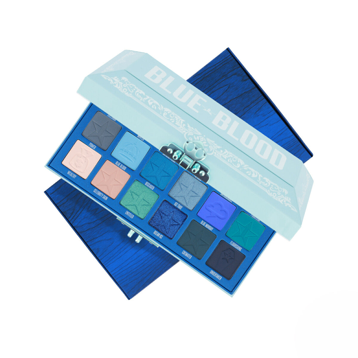 Palette Blue Blood Eyeshadow Palette - Highly Pigmented Makeup Kit for Professional & Everyday Use | Perfect for Parties, Date Nights & Special Occasions
