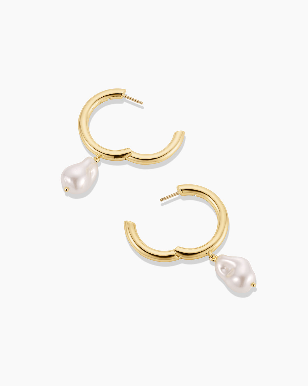 Pearl Cove Hoop Earrings for Women - Elegant & Dainty Pearl Stud Earrings - Perfect for Weddings, Parties & Everyday Wear