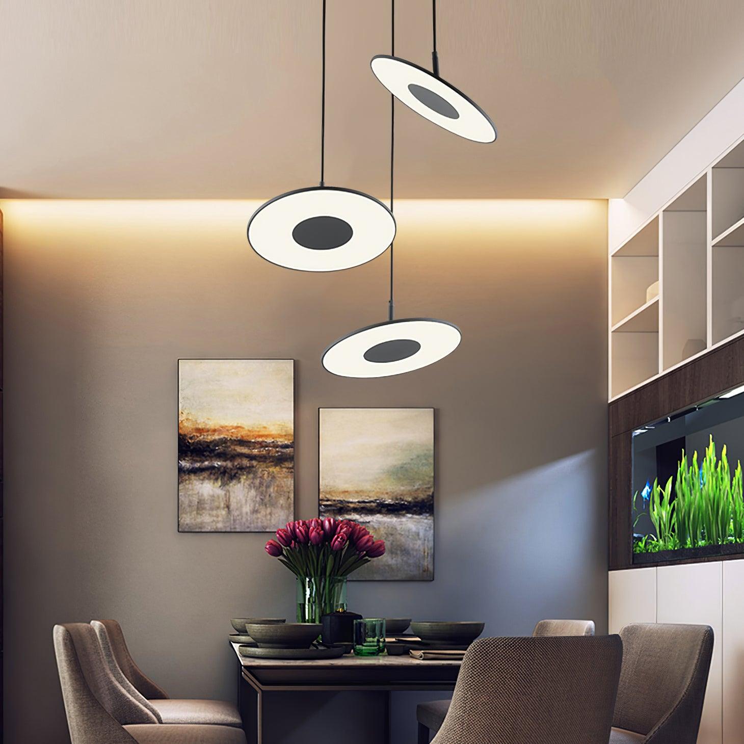 Circa Pendant Lamp - Modern Hanging Light Fixture for Kitchen Island, Dining Room & Living Room | Adjustable Height, Sleek Design, Energy Efficient LED Lighting