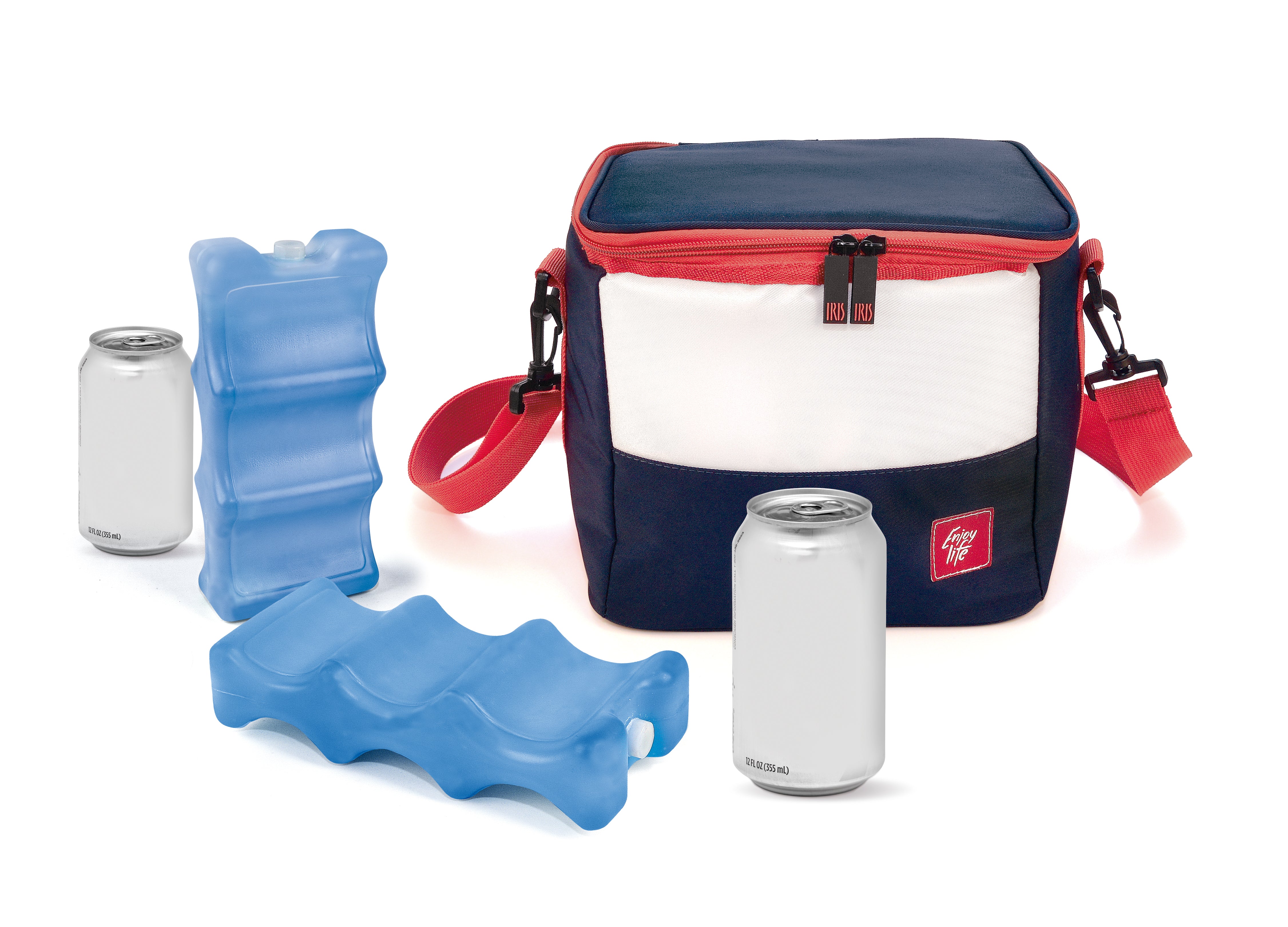 Premium Reusable Ice Brick Set of 2 - Long-Lasting Cooling Blocks for Coolers, Lunch Boxes & Outdoor Adventures