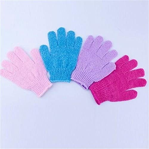STORE99® Exfoliating Bath Gloves (5-Pack) - Premium Peeling Mitts for Deep Cleansing, Dead Skin Removal & Spa Treatment - Ideal for Shower, Bath & Skincare Routine