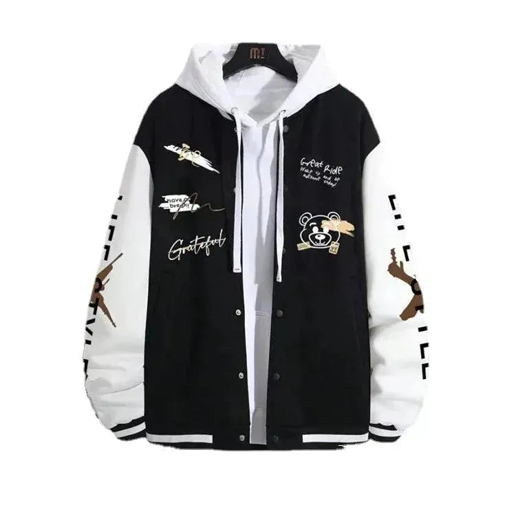 Men's Casual Baseball Jacket - Lightweight Stylish Outerwear for Spring & Fall | Perfect for Streetwear, Sports & Everyday Fashion