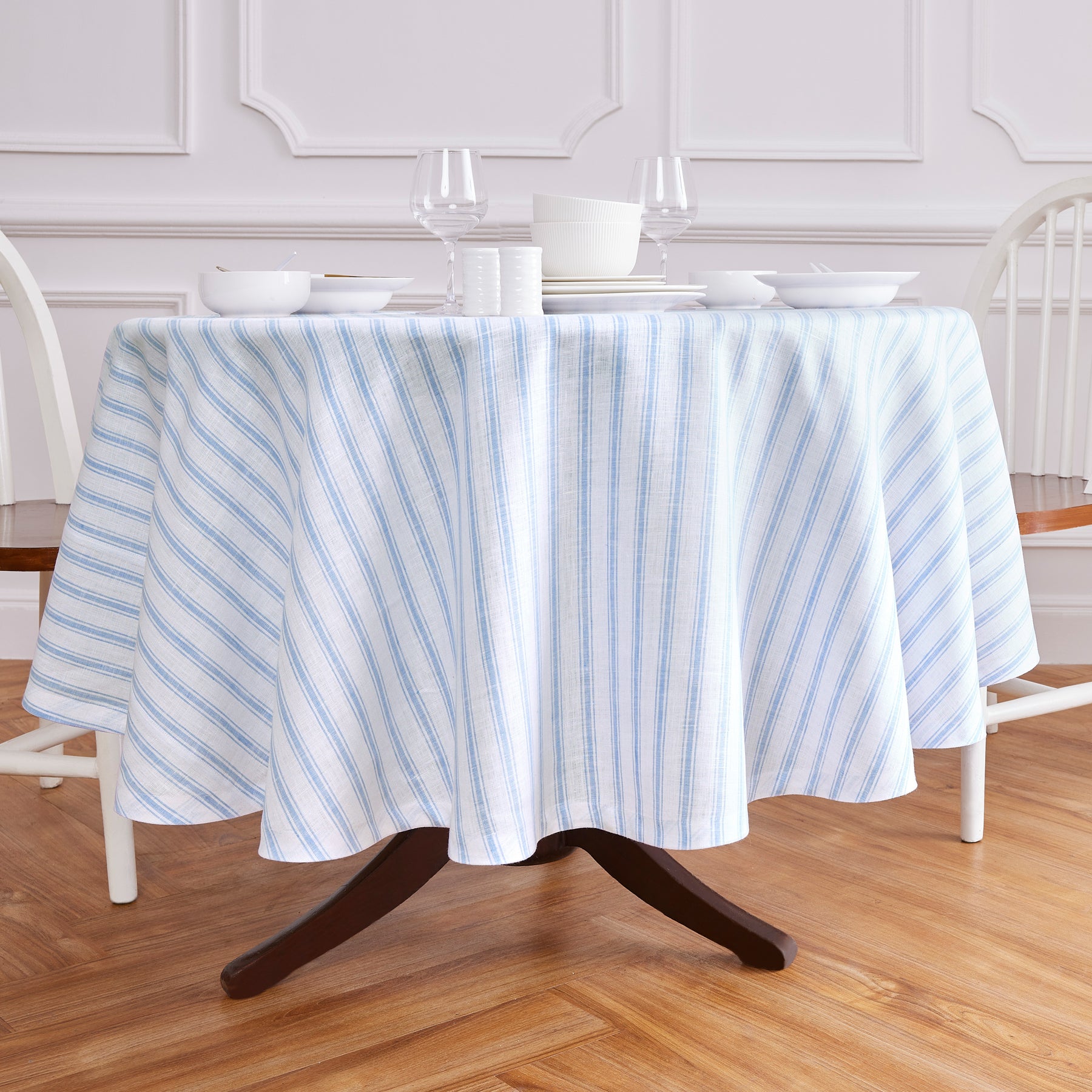 Navy & White Capri Stripe