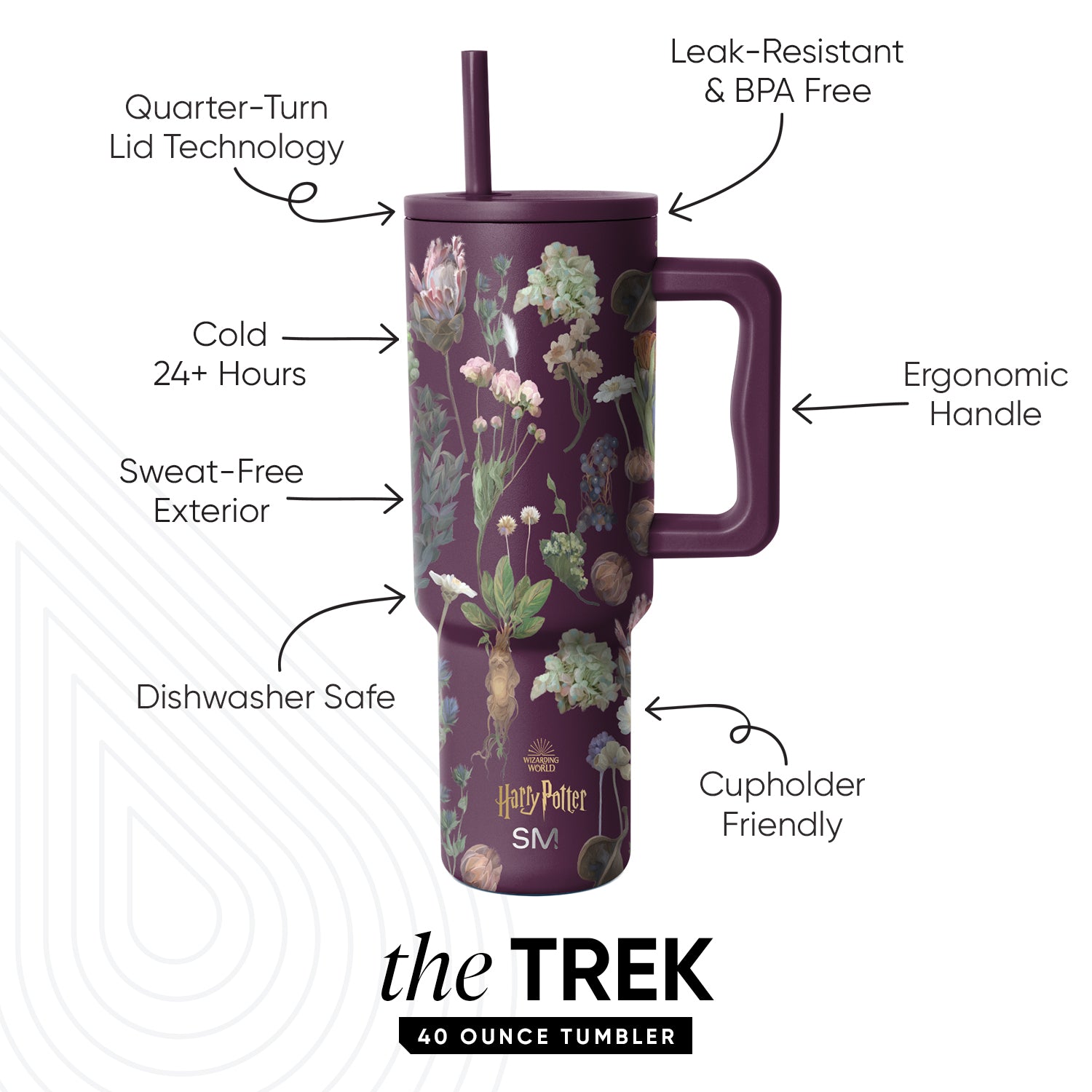 Premium Trek Tumbler 186 - 20oz Insulated Stainless Steel Water Bottle with Leakproof Lid, Double Wall Vacuum Insulation for Hot & Cold Drinks - Perfect for Hiking, Camping, Gym and Outdoor Adventures