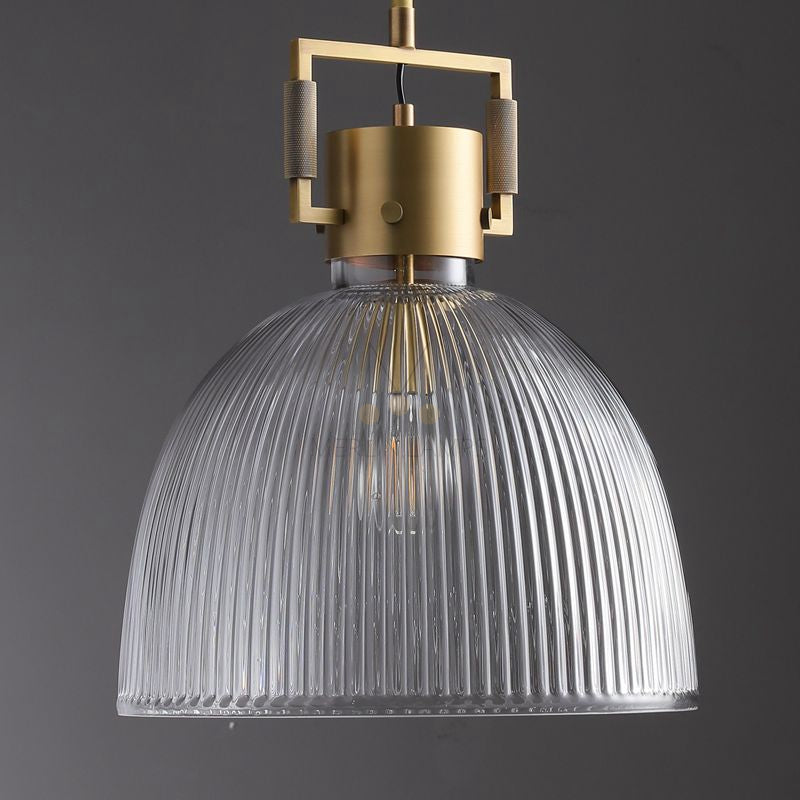 10'' 14'' 18'' Prismatic Glass Pendant Lights - Modern Kitchen Island Lighting Fixtures for Dining Room & Bar Counter Decor