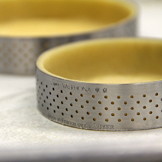 Valrhona Perforated Tart Rings 0.78