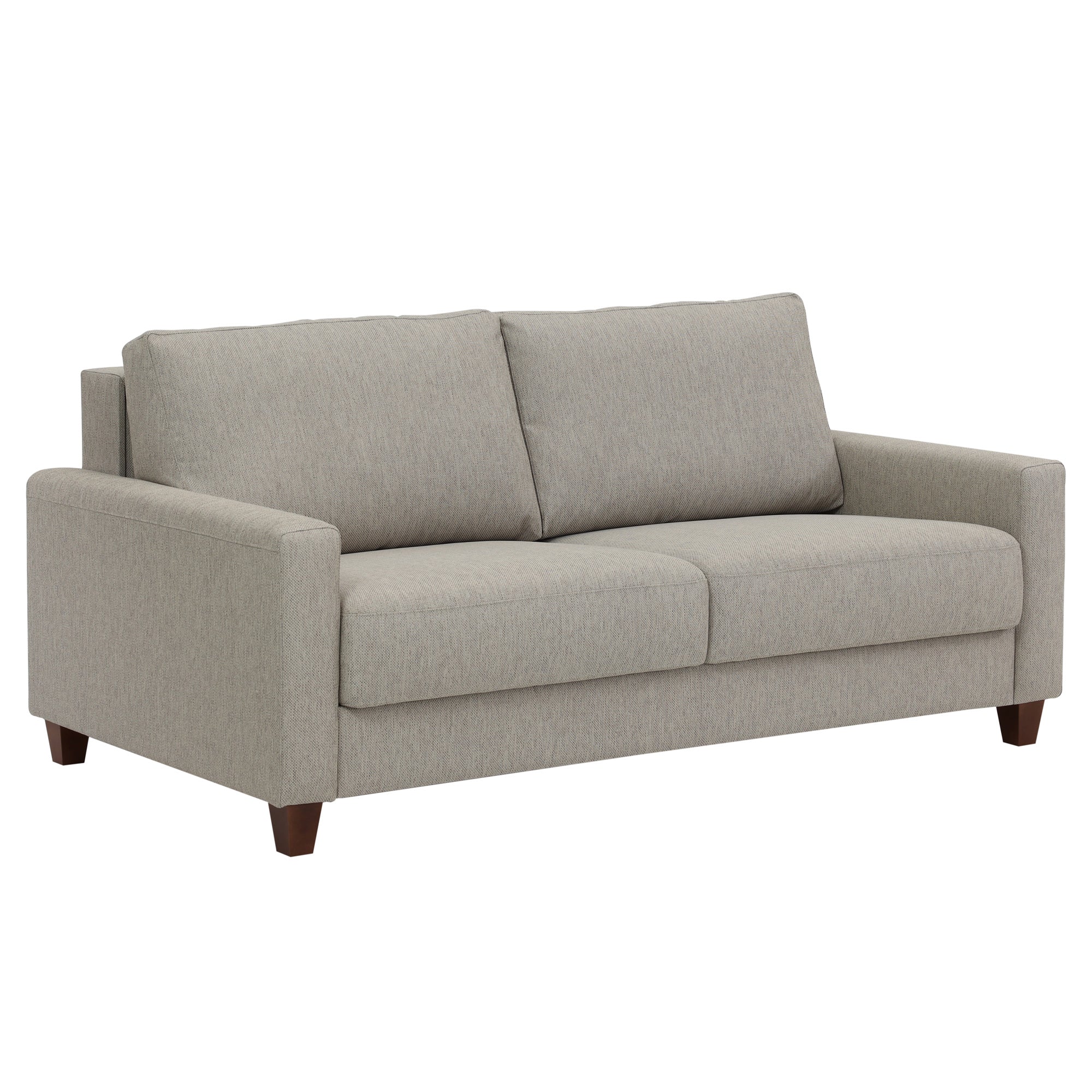 Nico Sleeper Loveseat - Convertible Sofa Bed with Storage | Comfortable Small Space Furniture for Living Room, Guest Room & Studio Apartments