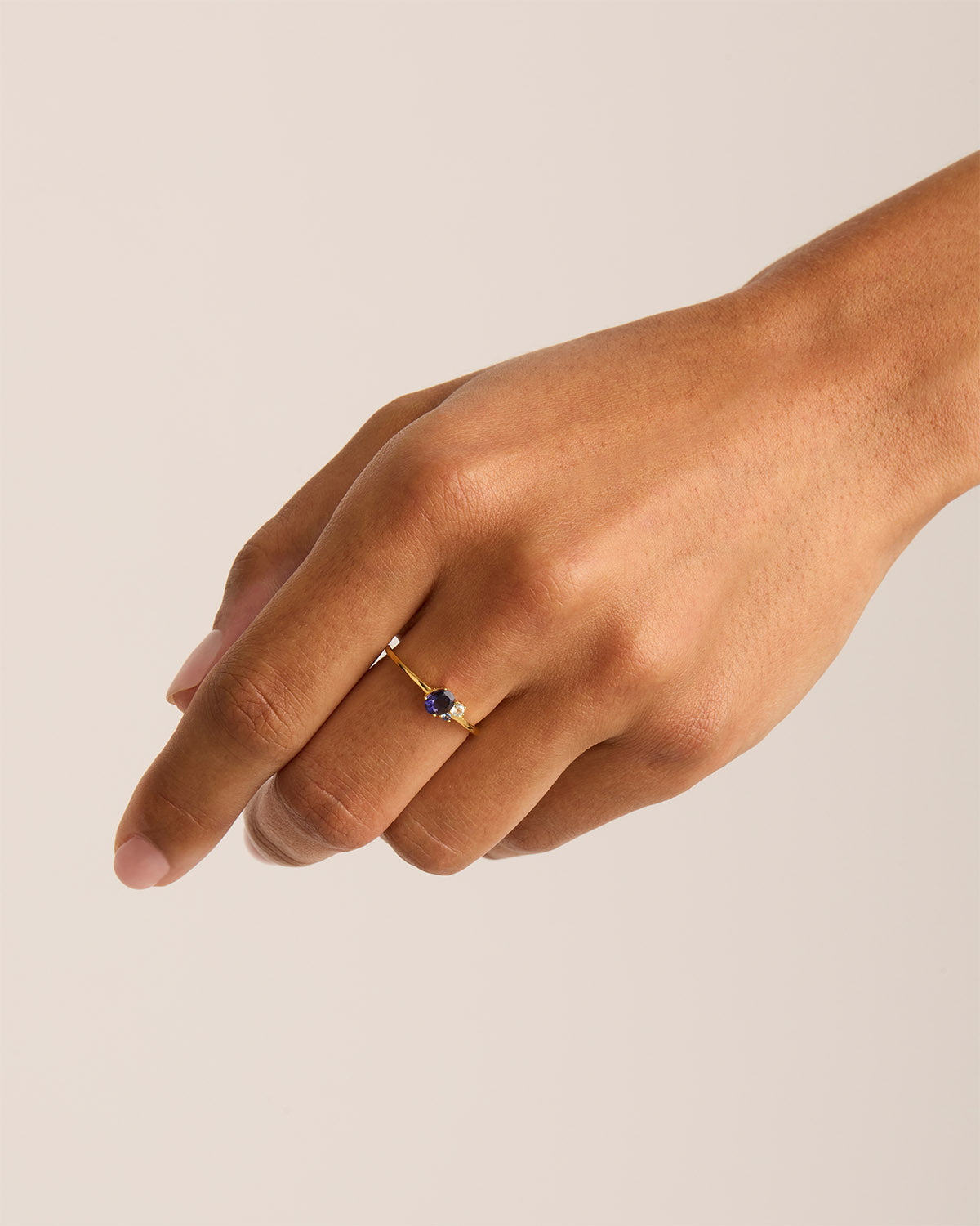 18K Gold Vermeil Kindred Birthstone Ring - September Birthstone Jewelry for Women, Perfect Gift for Birthday, Anniversary & Special Occasions