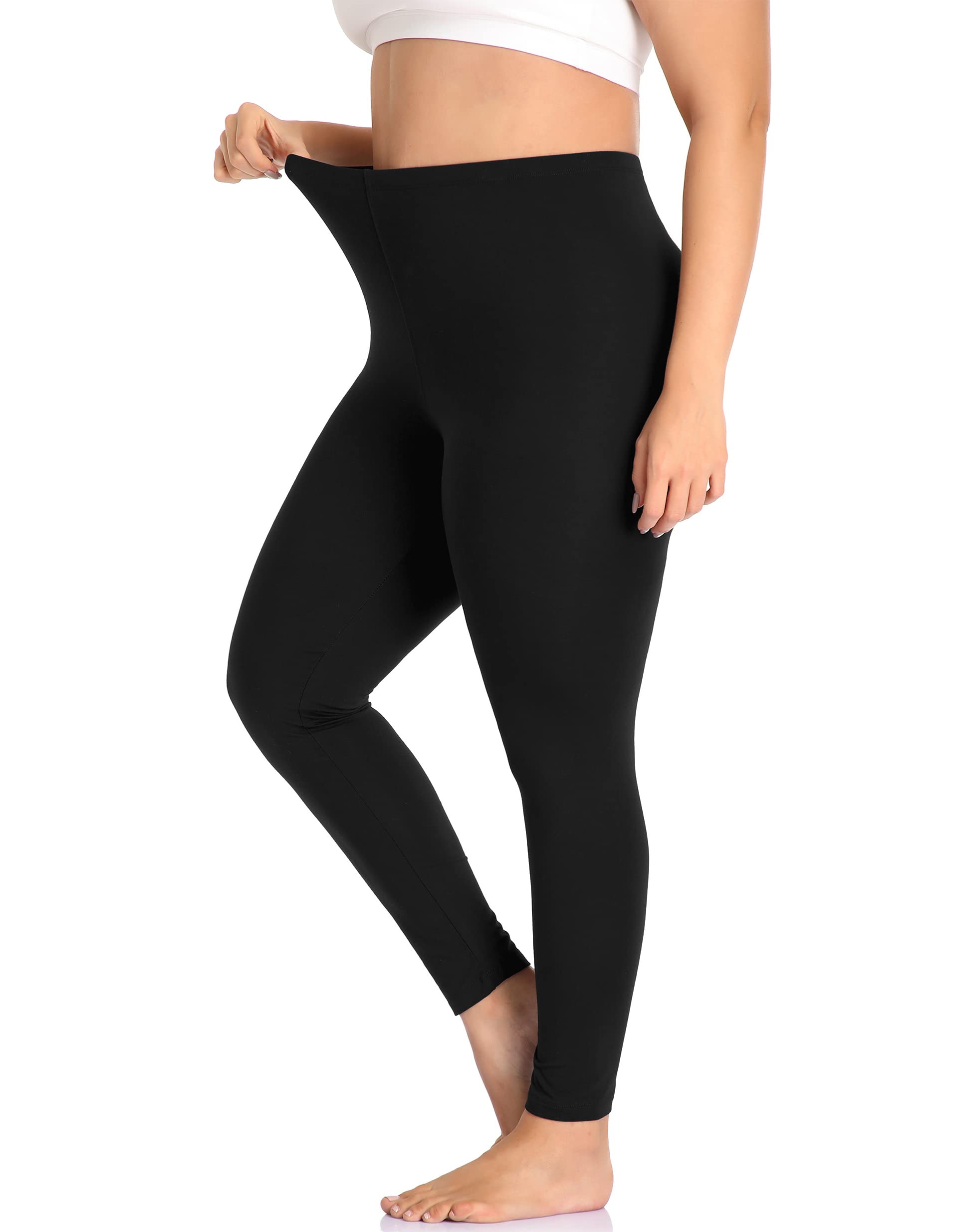 Cheapestbuy Women's Plus Size High Waist Yoga Pants - Stretchy Full Length Leggings, Soft & Lightweight for Workout, Lounge & Everyday Wear