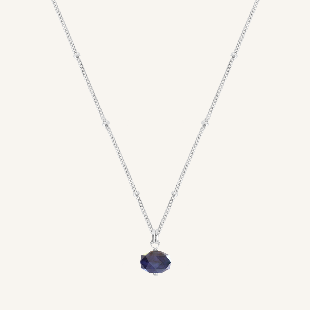 Opulent Sodalite Necklace for Women - Natural Intuition Stone Jewelry - Perfect for Meditation, Healing & Spiritual Gifts