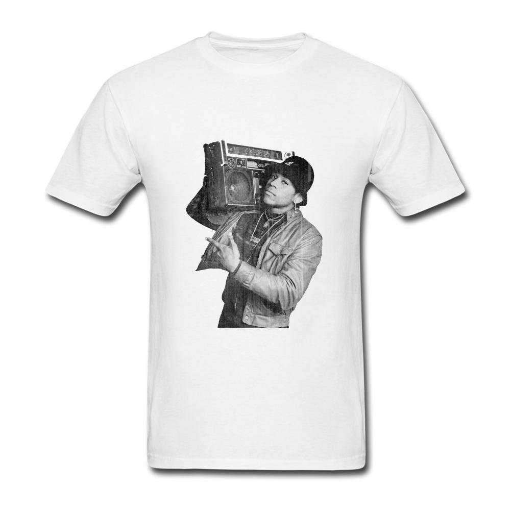 Vintage LL Cool J with Radio Photo Graphic T-Shirt for Men - Retro Hip Hop Tee for Casual Wear, Concerts & 90s Theme Parties