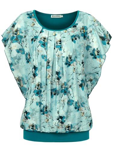 Turquoise-floral