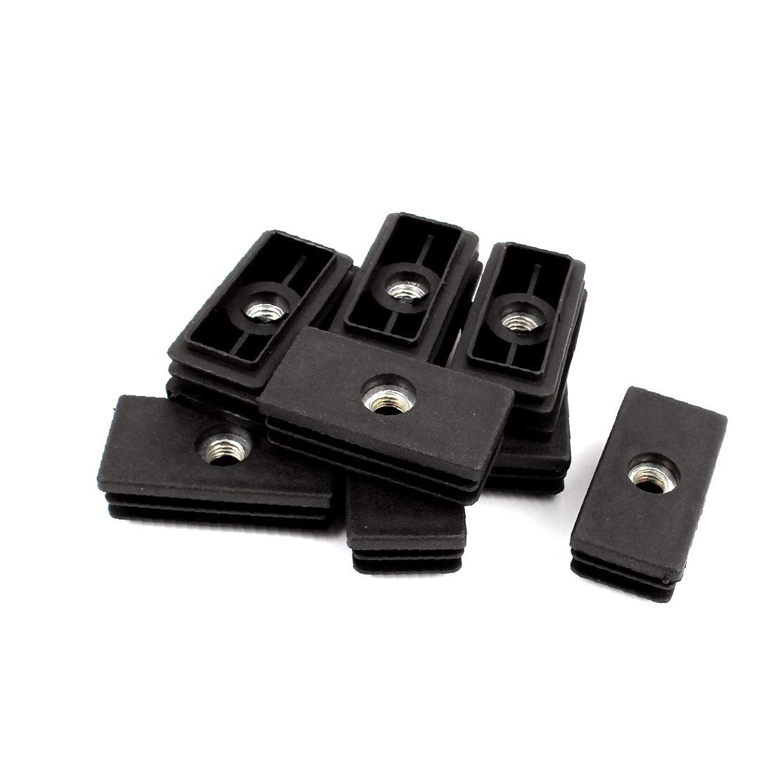 Adjustable Leveling Feet for Furniture - 10pcs Rectangle Table/Chair Legs 50x25x18mm - Perfect for Wobble-Free Desks, Dining Tables & Office Chairs