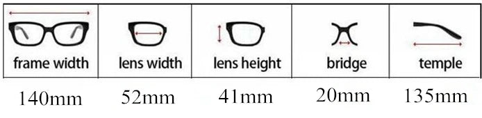 Aimee Men's Full Rim Square Double Bridge Titanium Acetate Eyeglasses Frame 4507 - Lightweight & Durable for Work, Reading & Everyday Use