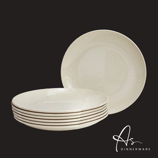10-Piece Round Plastic Plates Set - 6