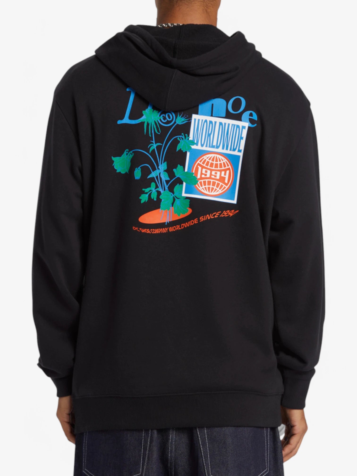 DC Density Transfer Black Hoodie - Men's & Women's Pullover Sweatshirt for Streetwear, Casual Wear & Winter Fashion