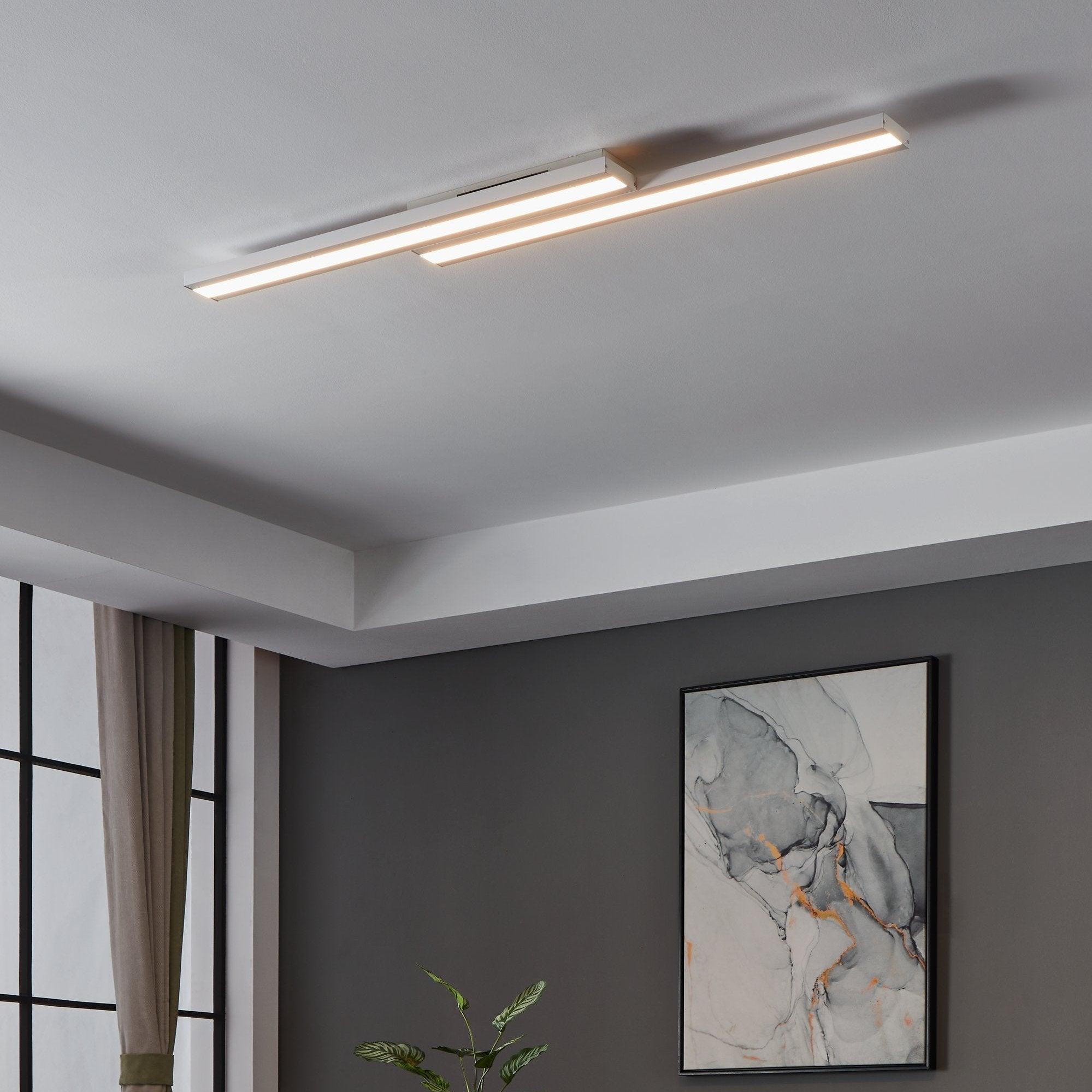 Eglo Connect Saliteras Z Smart LED Flush Mount Ceiling Light - Dimmable White Light for Living Room, Bedroom & Kitchen - Smart Home Lighting with App Control