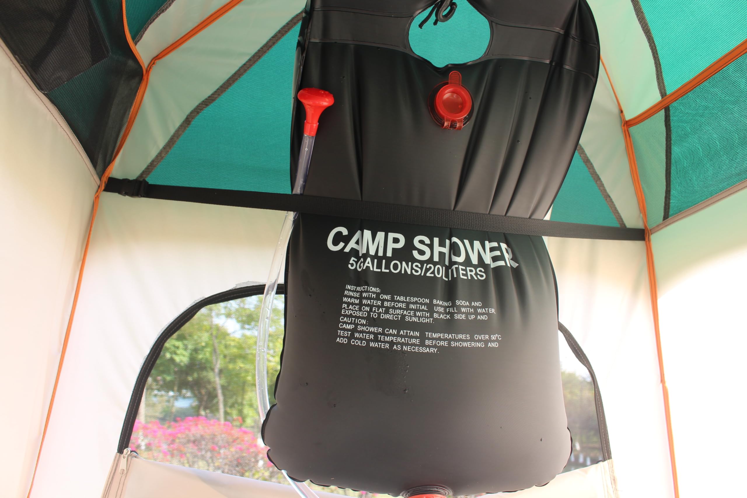 Portable Shower Tent for Camping & Beach - Privacy Changing Room, Outdoor Shelter & Toilet Stall with Water Bag | Perfect for Camping Trips, Beach Days & Outdoor Adventures