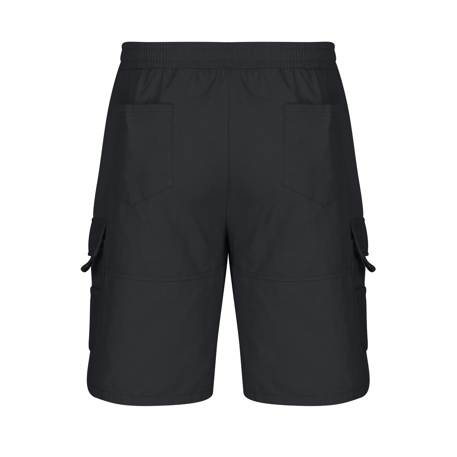**SHOPESSA Men's Cargo Shorts - Relaxed Fit Stretch Jean Pants with Drawstring | Hiking, Travel & Casual Beach Wear for Summer Outdoor Activities**