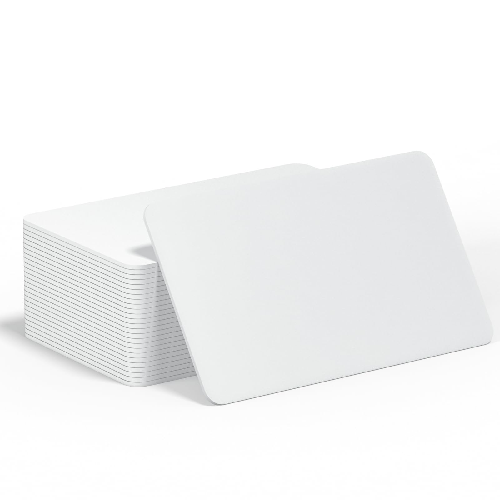 50pcs Rewritable NFC Cards - White NFC 215 Tags Programmable for Business Cards & Smart Devices | Compatible with All NFC-Enabled Android & iOS Phones | Perfect for Contactless Sharing, Digital Business Cards & Smart Home Automation