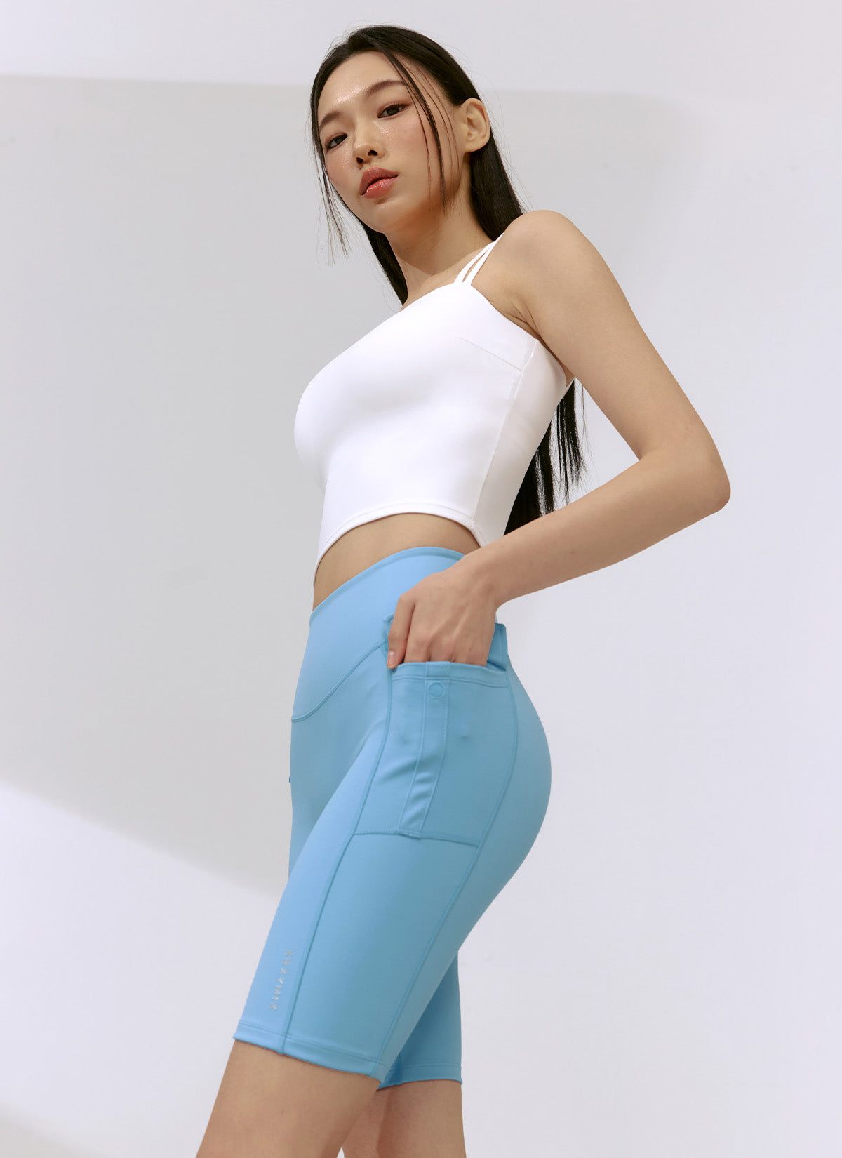 Black Label 360N Out Pocket Leggings - High Waist Yoga Pants with Side Pockets for Running, Gym & Workout - Comfortable Stretchy Athletic Tights for Women
