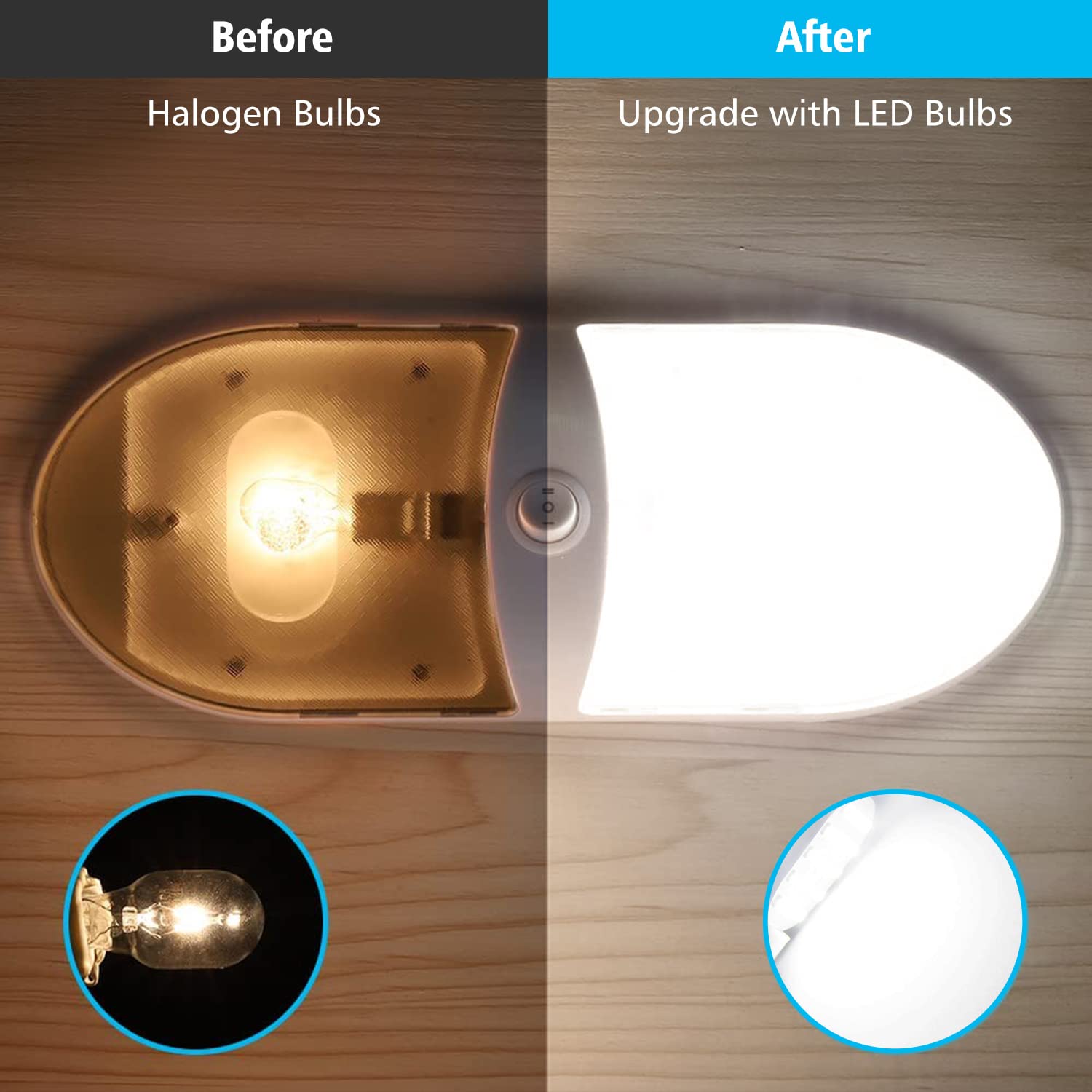 20PCS T10 921 922 912 194 RV Interior LED Light Bulbs - Super Bright 4500K Natural White Replacement Bulbs for 12V RV, Camper, Trailer, Motorhome, Boat Dome & Marine Indoor Lighting - Perfect for Night Driving and Interior Illumination