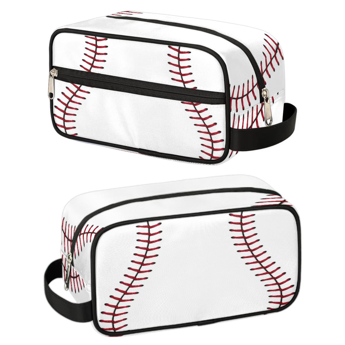 Waterproof Hanging Toiletry Bag for Men & Boys - Baseball Design Travel Cosmetic Organizer, TSA Approved Dopp Kit for Shaving & Makeup | Perfect for Gym, Camping, Business Trips & Bathroom Storage