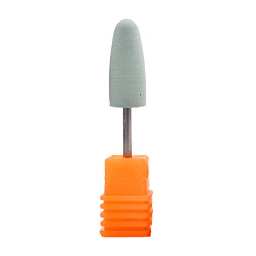 Lurrose Professional Nail Drill Kit with Silicone Polisher Bits - Bullet Head Nail Buffer for Smoothing & Shaping - Electric Manicure Machine for Home Salon & DIY Nail Care (Perfect for Gel Polish Removal & Acrylic Nails)