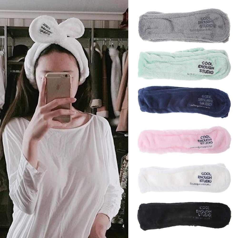 Women's Soft Plush Rabbit Bunny Headband - Cute Spa Makeup Hair Accessory for Women, Fashion Cosplay Hairband (White) - Perfect for Relaxation, Costume Parties & Everyday Wear