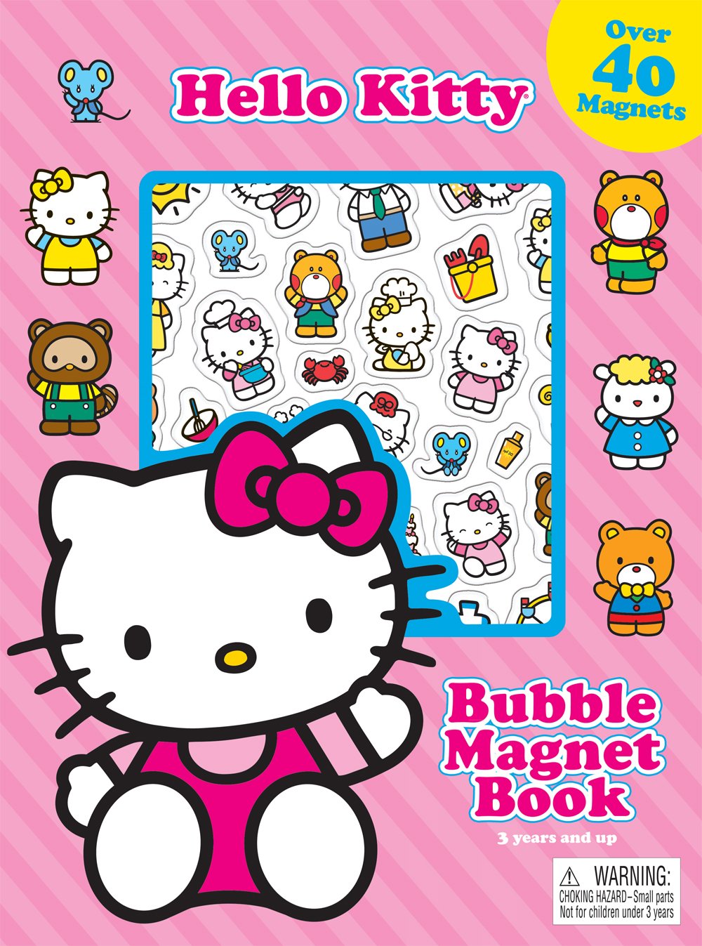 Hello Kitty Bubble Magnet Book for Kids - Fun Learning & Play, Perfect for Fridge, Whiteboard & Travel Activities
