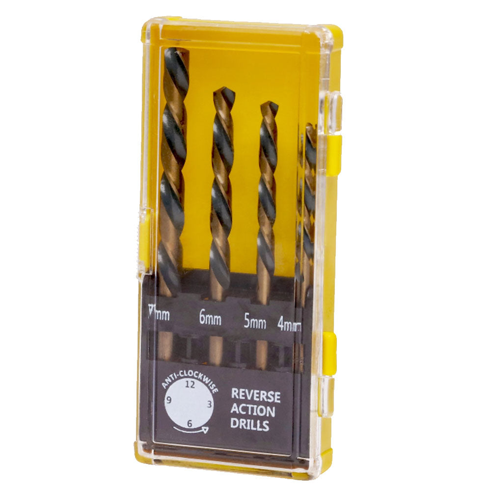 Multi-Purpose Drill Bits Set - Reversible Drill Bits for Wood, Metal & Masonry - Perfect for DIY Projects & Home Repairs