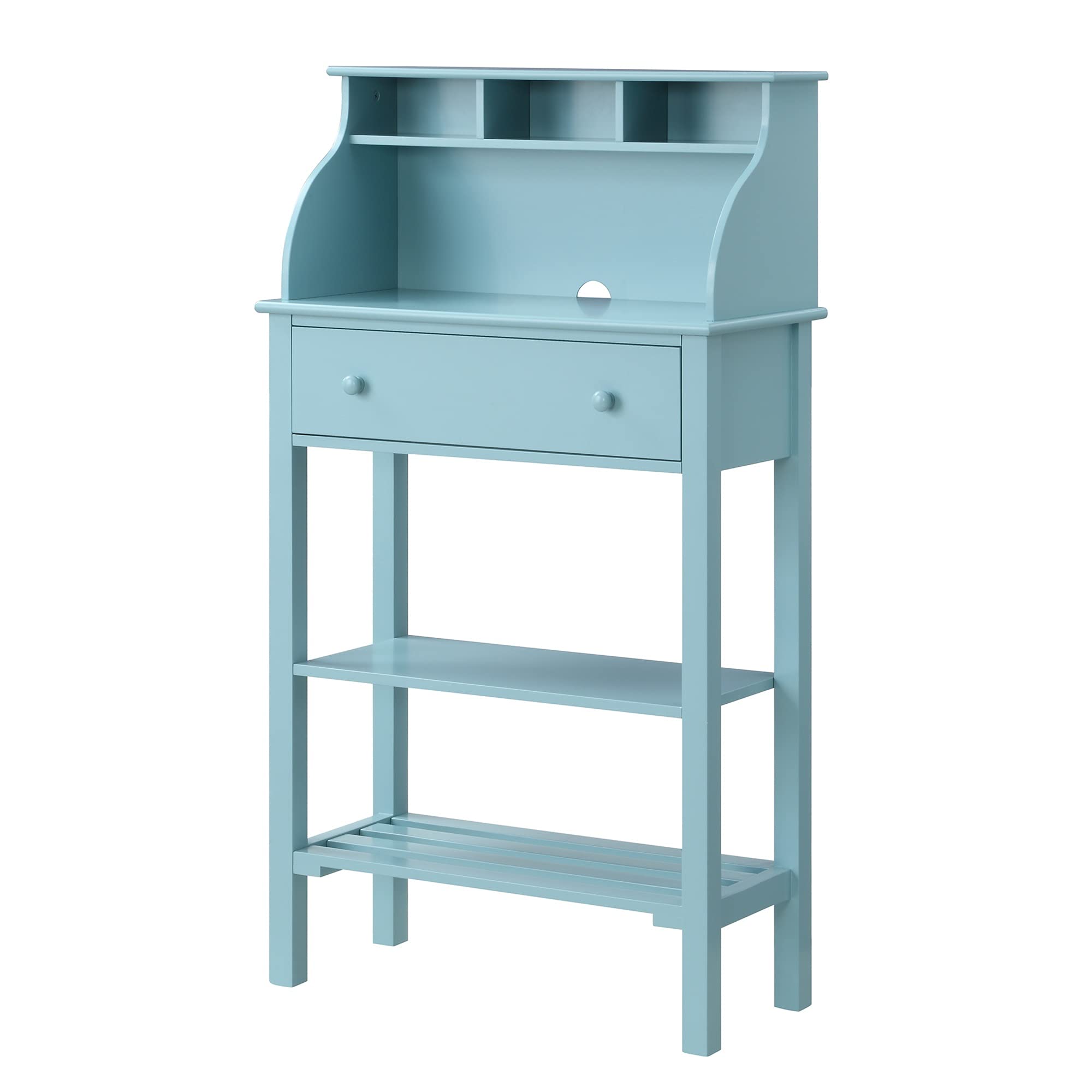 Ergode Designs2Go 1-Drawer Hutch with Shelves - Compact Kitchen & Office Storage Organizer for Small Spaces, Home & Workspace Organization