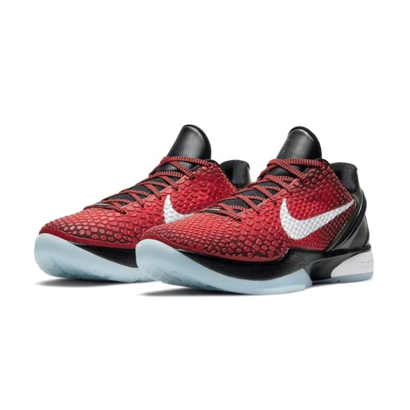 Nike Kobe 6 Protro 2021 Challenge Red Basketball Shoes - Men's High-Performance Court Sneakers for Indoor & Outdoor Play - Perfect for NBA Fans and Streetball Enthusiasts