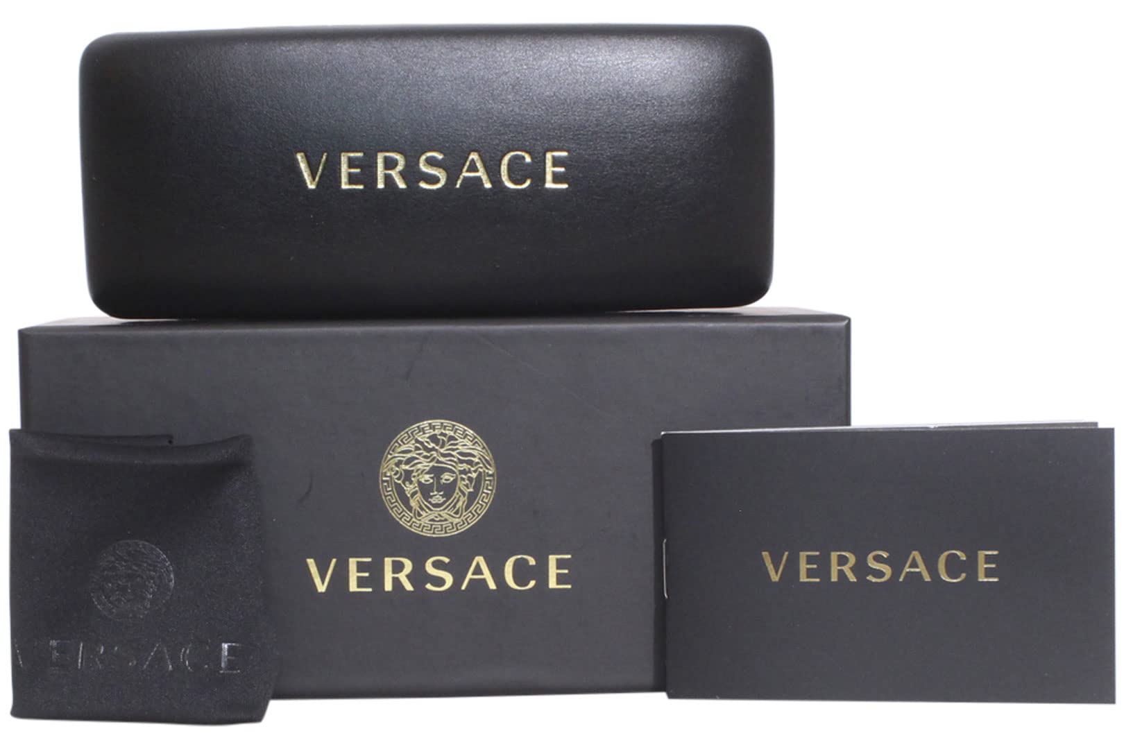 Versace VE3186 Eyeglass Frames 5184-54 - Havana Bordeaux Designer Optical Glasses for Men & Women | Luxury Eyewear for Fashion, Office & Everyday Use