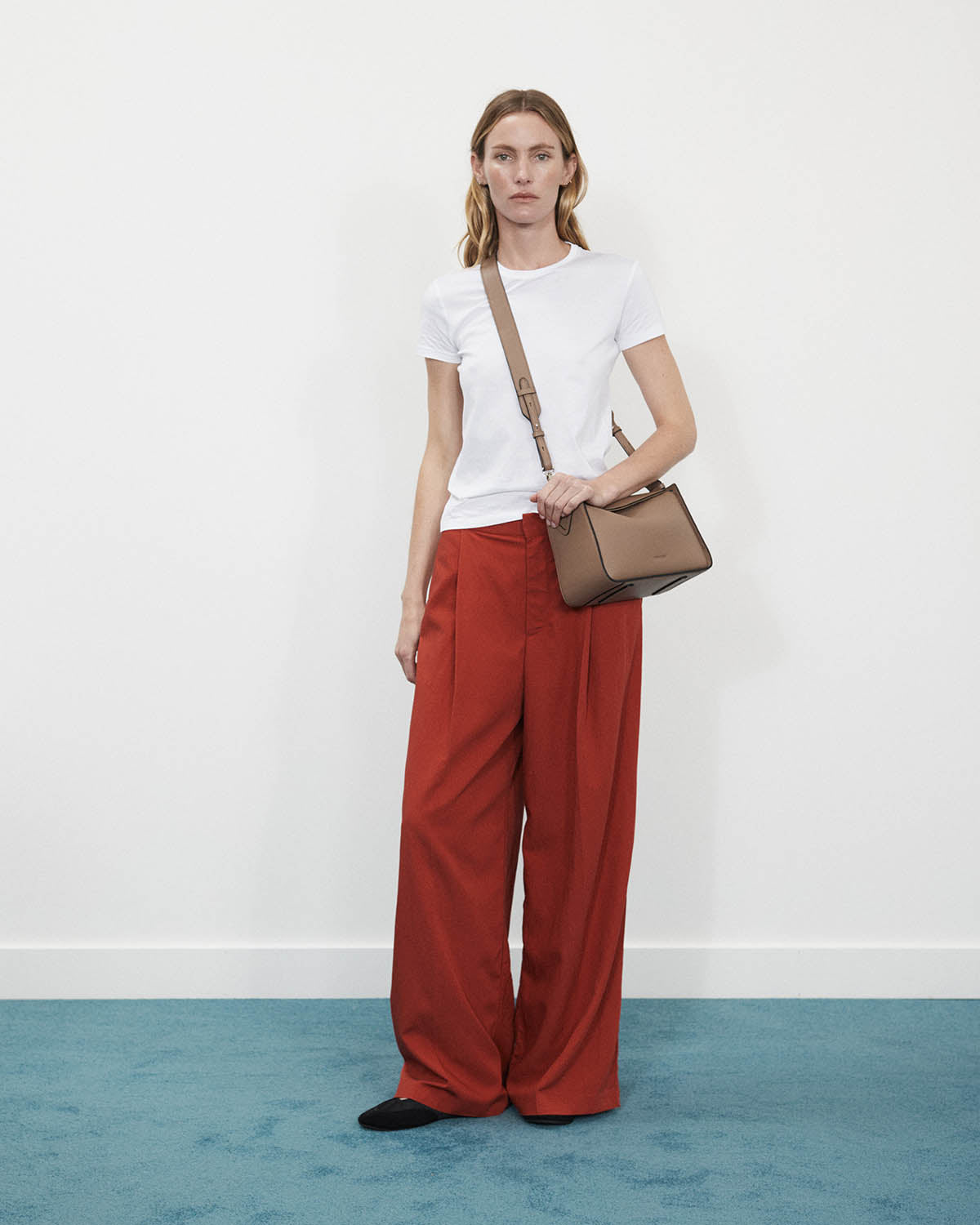 Stylish Clementine Bag in Taupe Pebbled Leather - Perfect for Work, Travel & Everyday Use