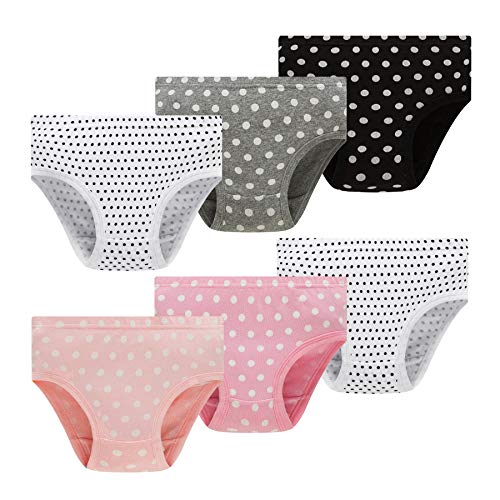 Winging Day Girls' 100% Cotton Underwear - Soft Breathable Panties for Kids & Toddlers - Perfect for School, Playtime & Everyday Comfort
