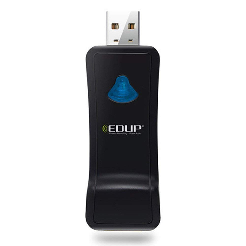 EDUP EP-2911 Universal Wireless TV Network Adapter - USB WiFi Dongle for Smart TVs, HDTV, Streaming Devices | Fast 2.4GHz WiFi Connection | Plug & Play Setup (Black) | Perfect for Netflix, Hulu, YouTube Streaming