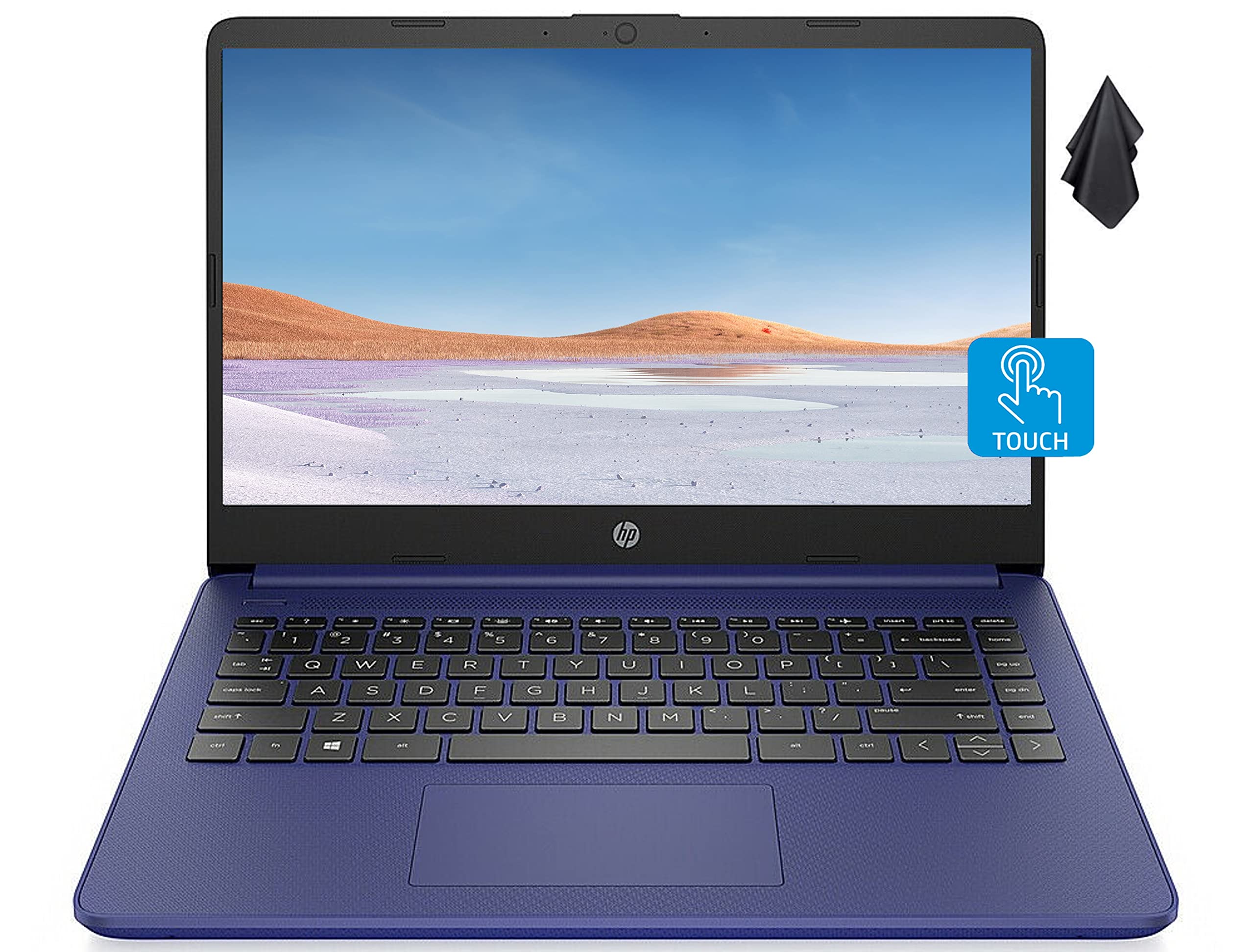 2022 HP Pavilion 14-inch HD Touchscreen Laptop - AMD Ryzen 3000 Series Processor, 8GB RAM, 192GB SSD, Windows 10 + 1 Year Office 365, Long Battery Life, Webcam, HDMI (Blue) | Perfect for Remote Work, Online Classes & Home Office Use