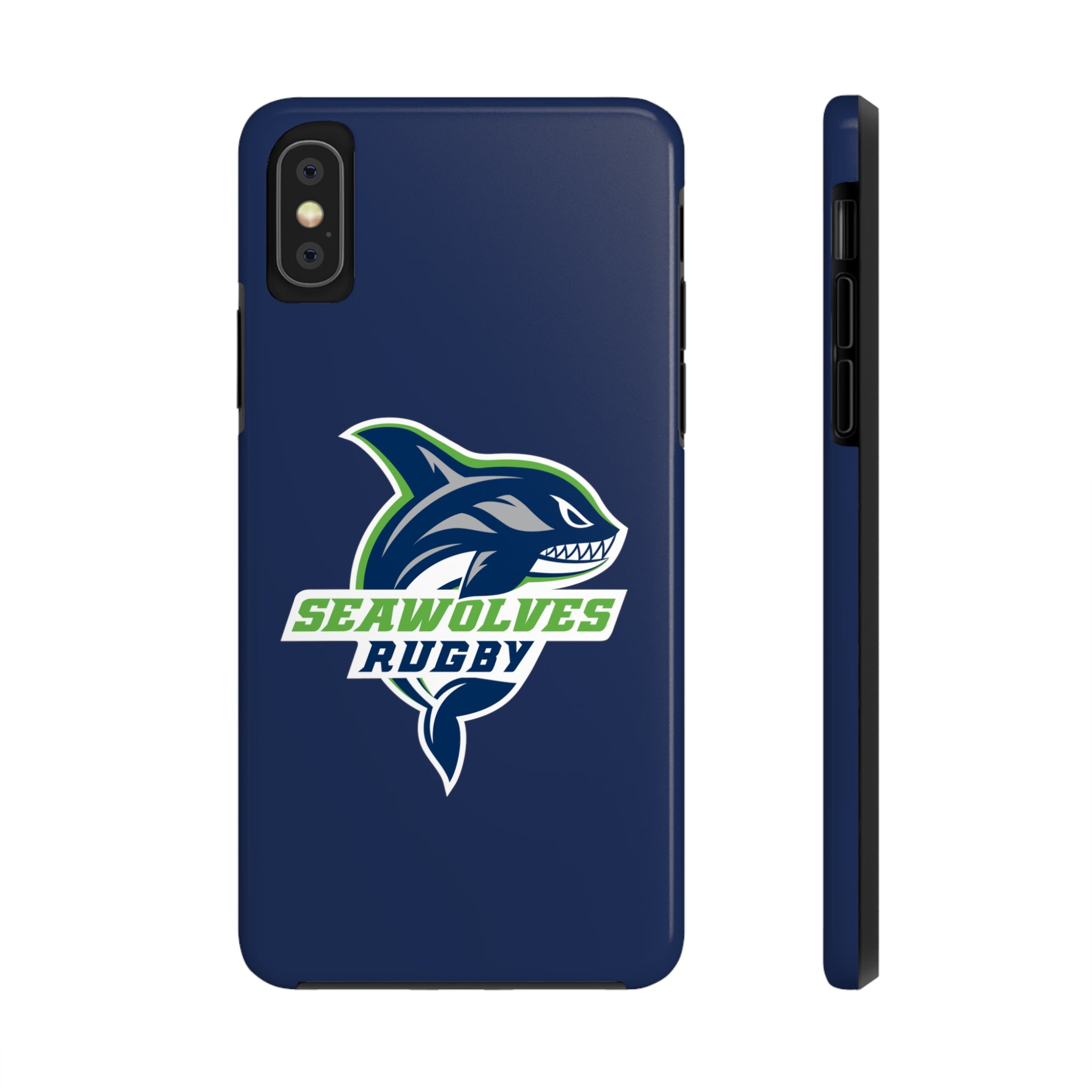 Seawolves Navy Rugged Phone Case - Shockproof & Durable Protection for iPhone & Samsung - Perfect for Outdoor Adventures, Work & Daily Use