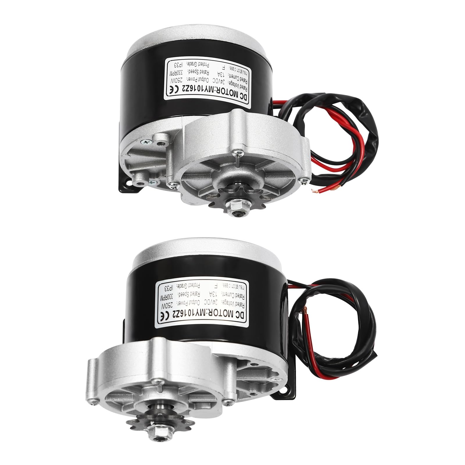 10 Inch 24V 250W Dual Motor Drive Air Wheel Conversion Kit with Digital Display & Throttle Reverse Switch - Electric Scooter Wheel Conversion for Go-Karts, Wheelchairs - Perfect for DIY Mobility Upgrades and Off-Road Fun