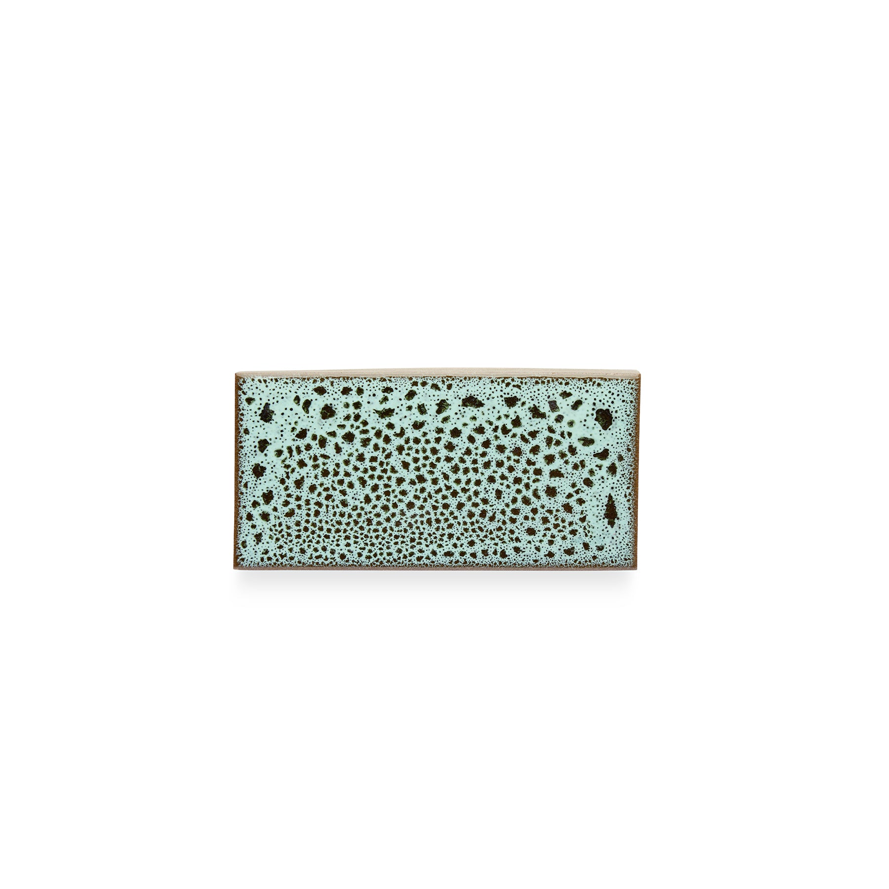LG7 Opaque White Antique Green Glass - Perfect for DIY Stained Glass Projects, Mosaic Art & Home Decor Crafts