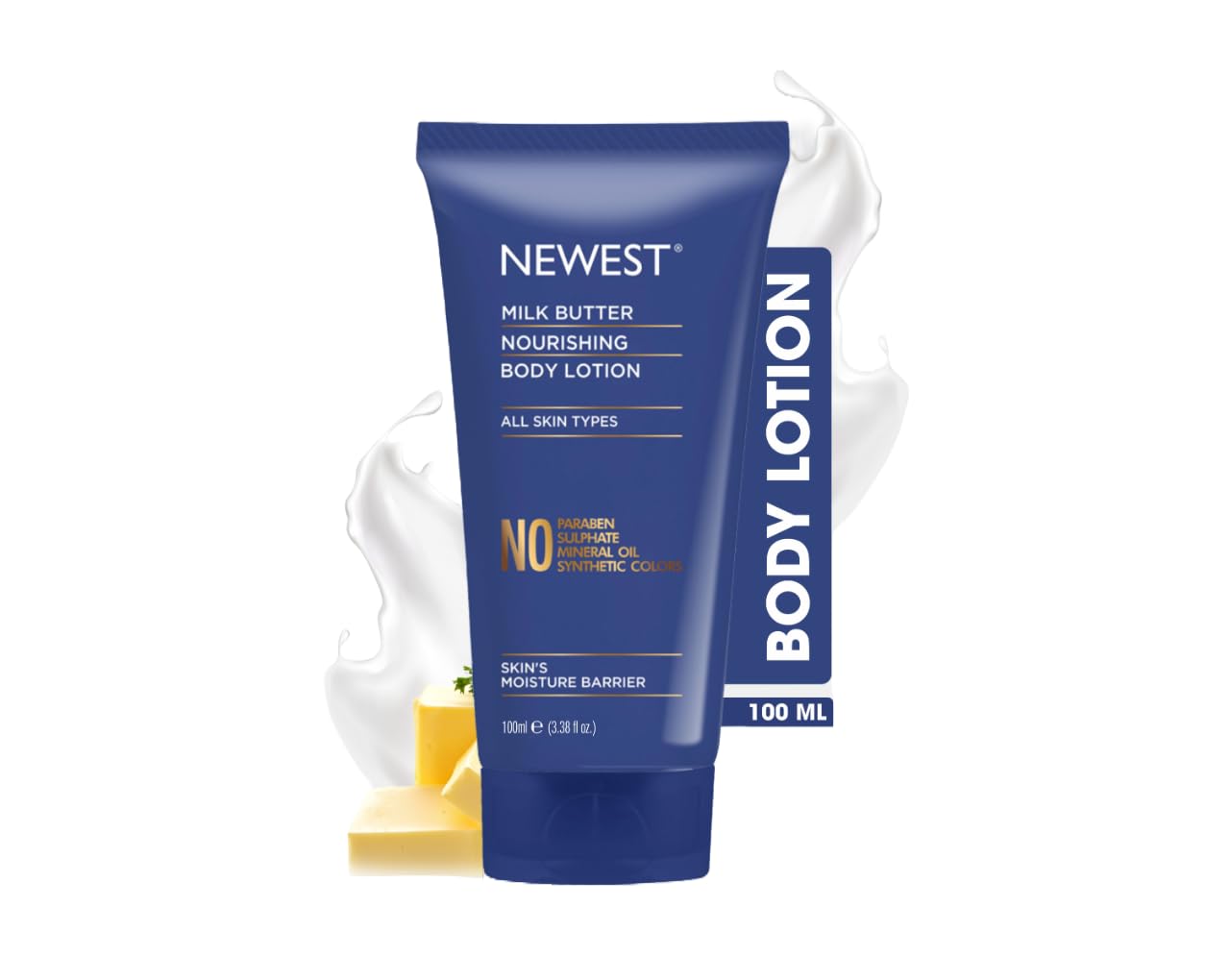 Nourishing Milk Butter Body Lotion for Men & Women - Hydrates Dry Skin & Protects from Environmental Damage - 200ml | Perfect for Daily Moisturizing & Winter Skin Care